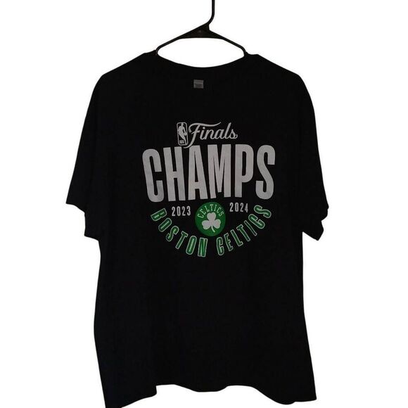 NBA Boston Celtics Champs T-shirt XXL Black NWOT - Picture 2 of 8